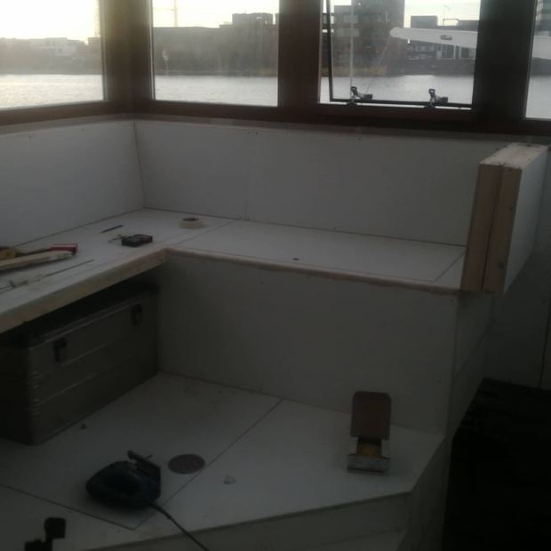 Boat, Furniture work, Amsterdam