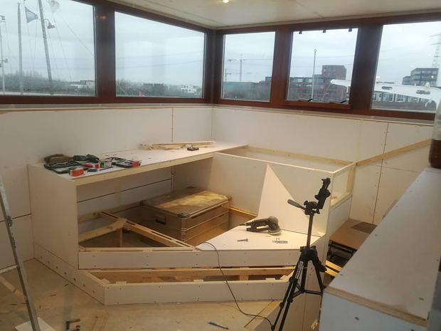 Boat, Furniture work, Amsterdam